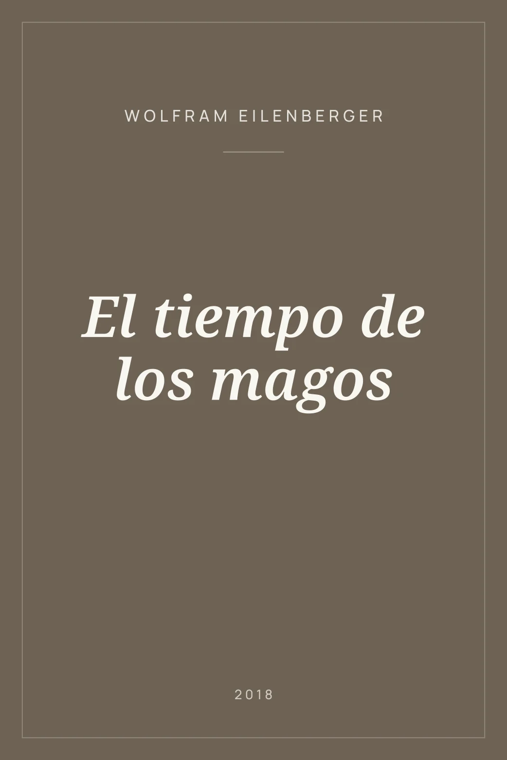 Portada de El tiempo de los magos