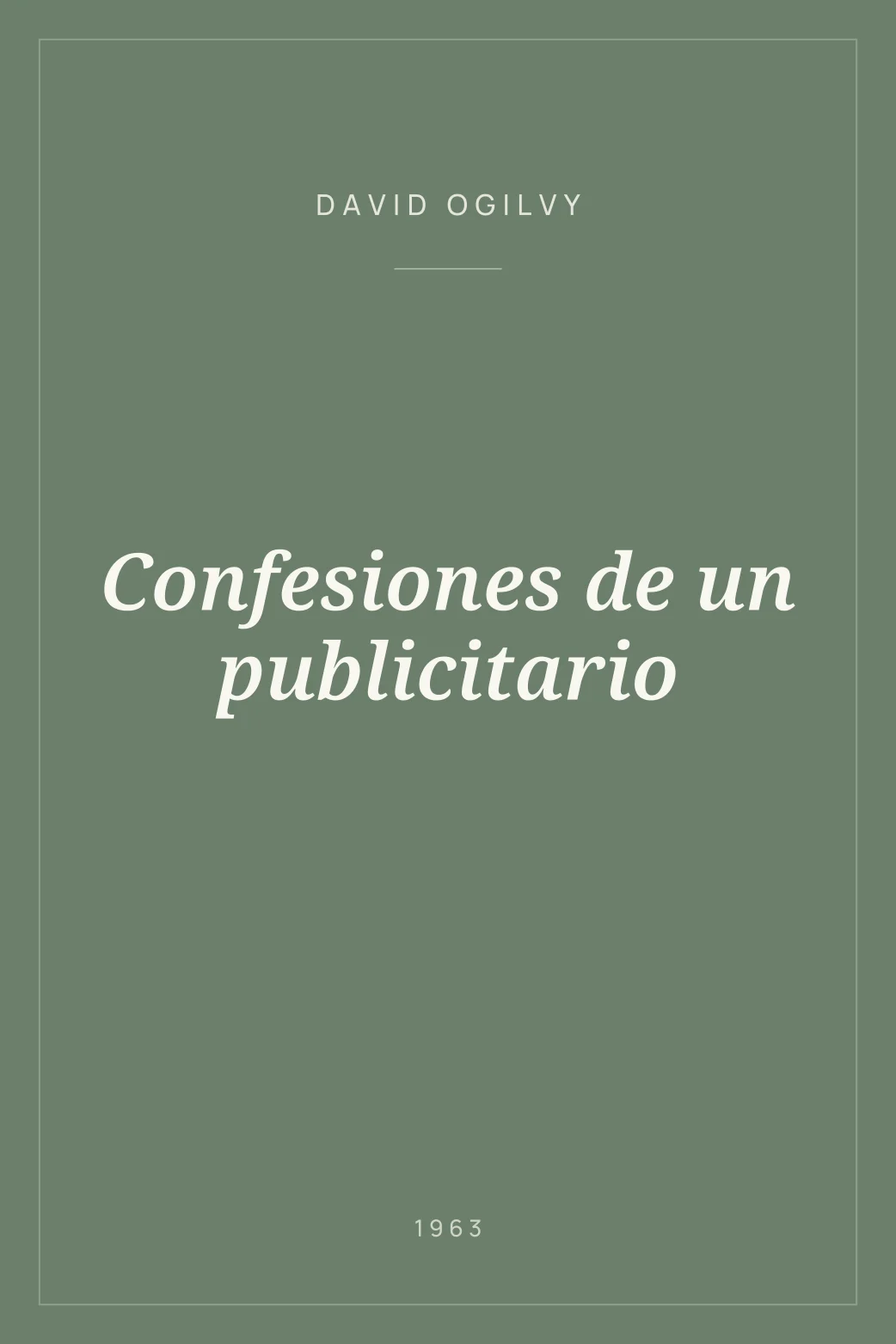 Portada de Confesiones de un publicitario