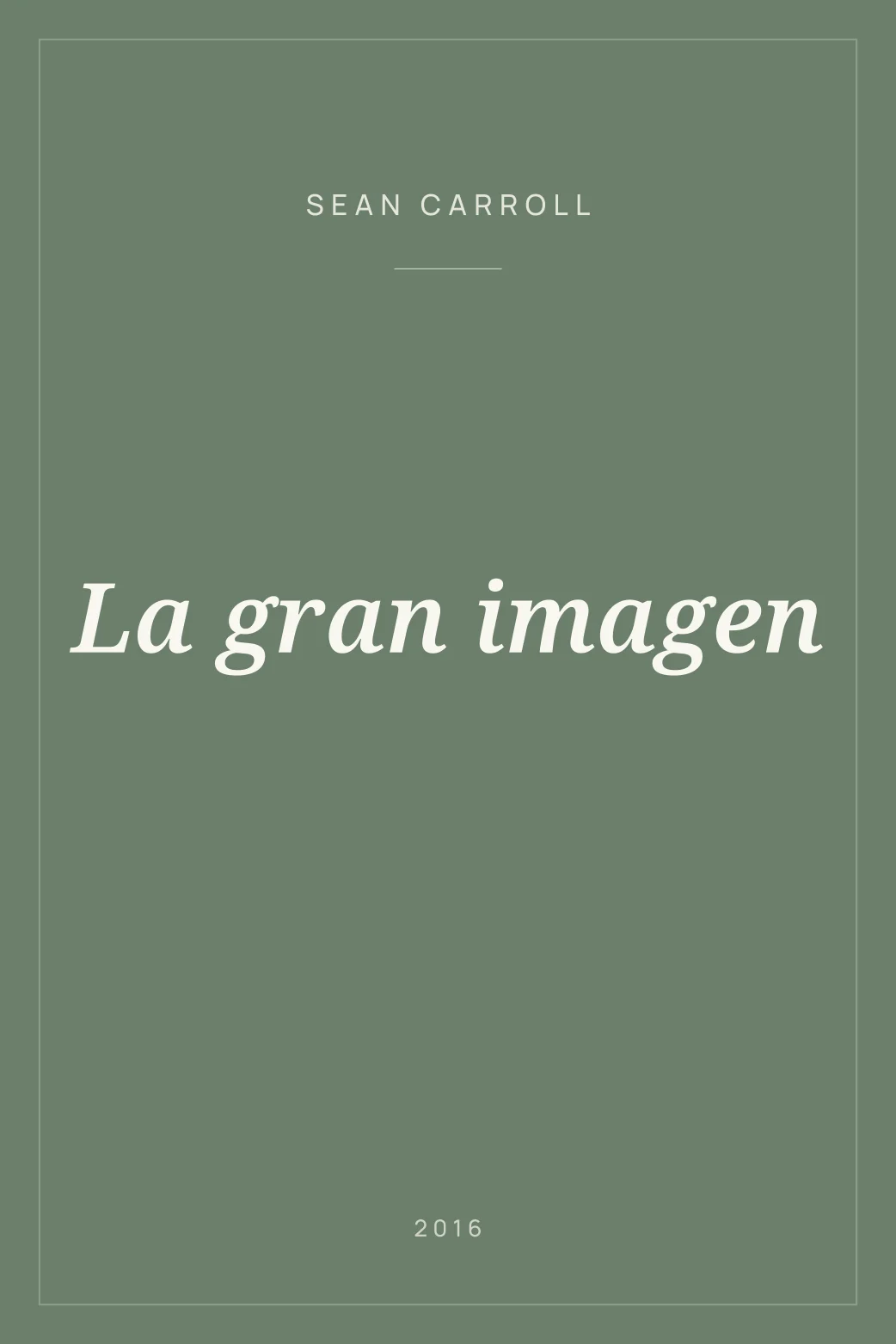 Portada de La gran imagen