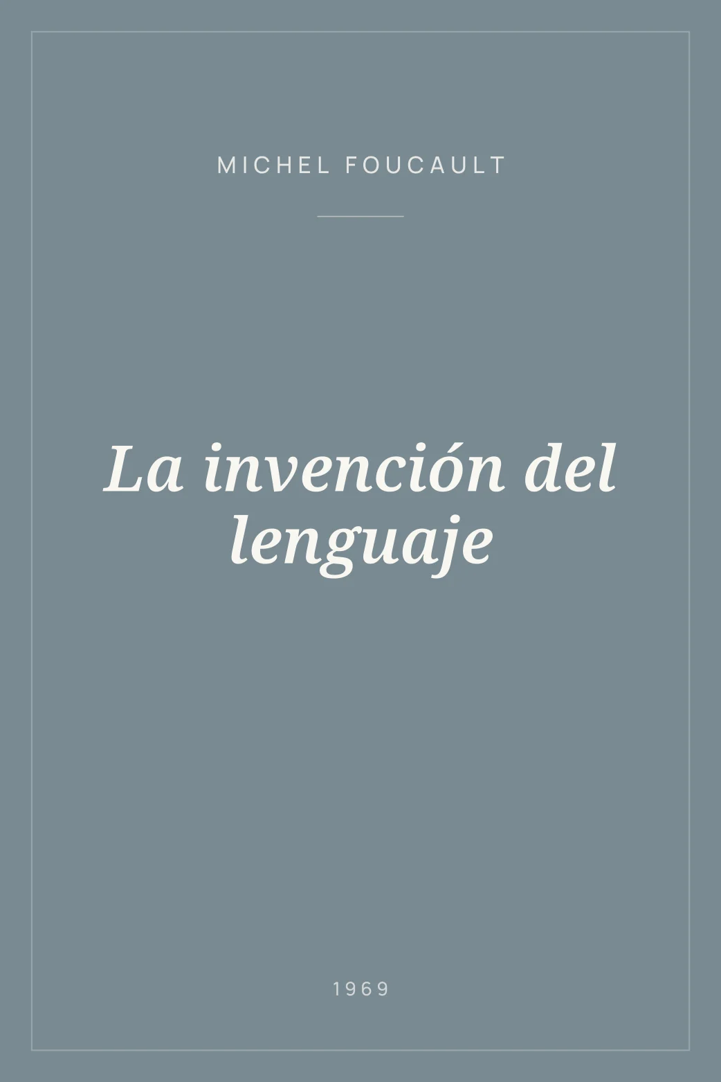 Portada de La invención del lenguaje