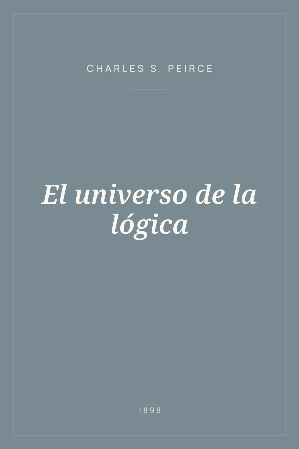 Portada de El universo de la lógica