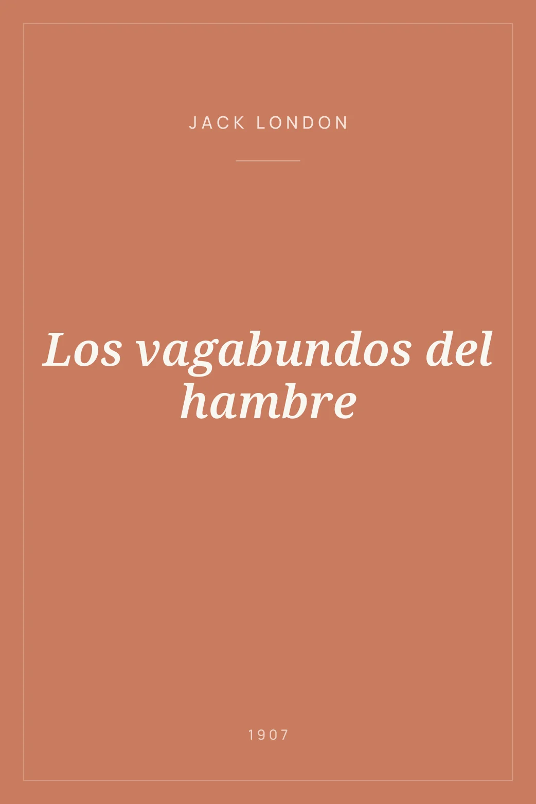 Portada de Los vagabundos del hambre