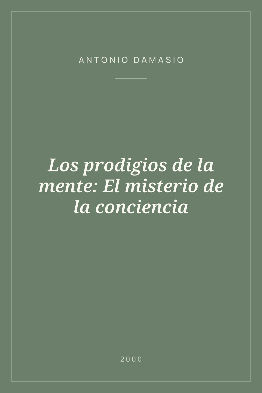 Portada de Los prodigios de la mente: El misterio de la conciencia