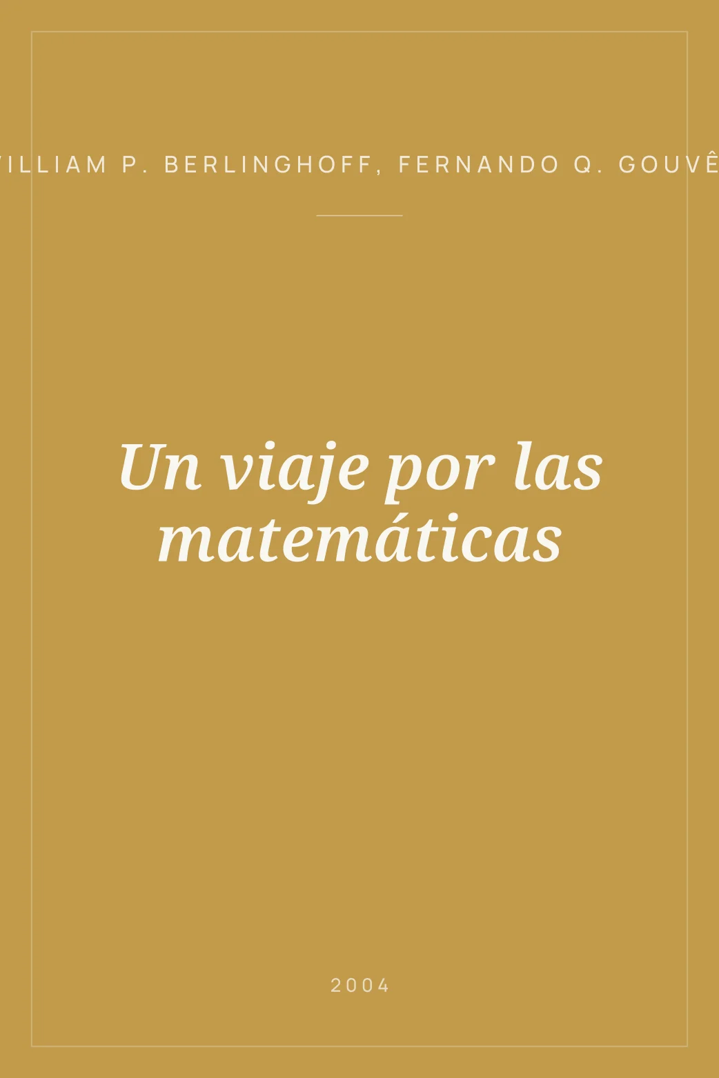Portada de Un viaje por las matemáticas