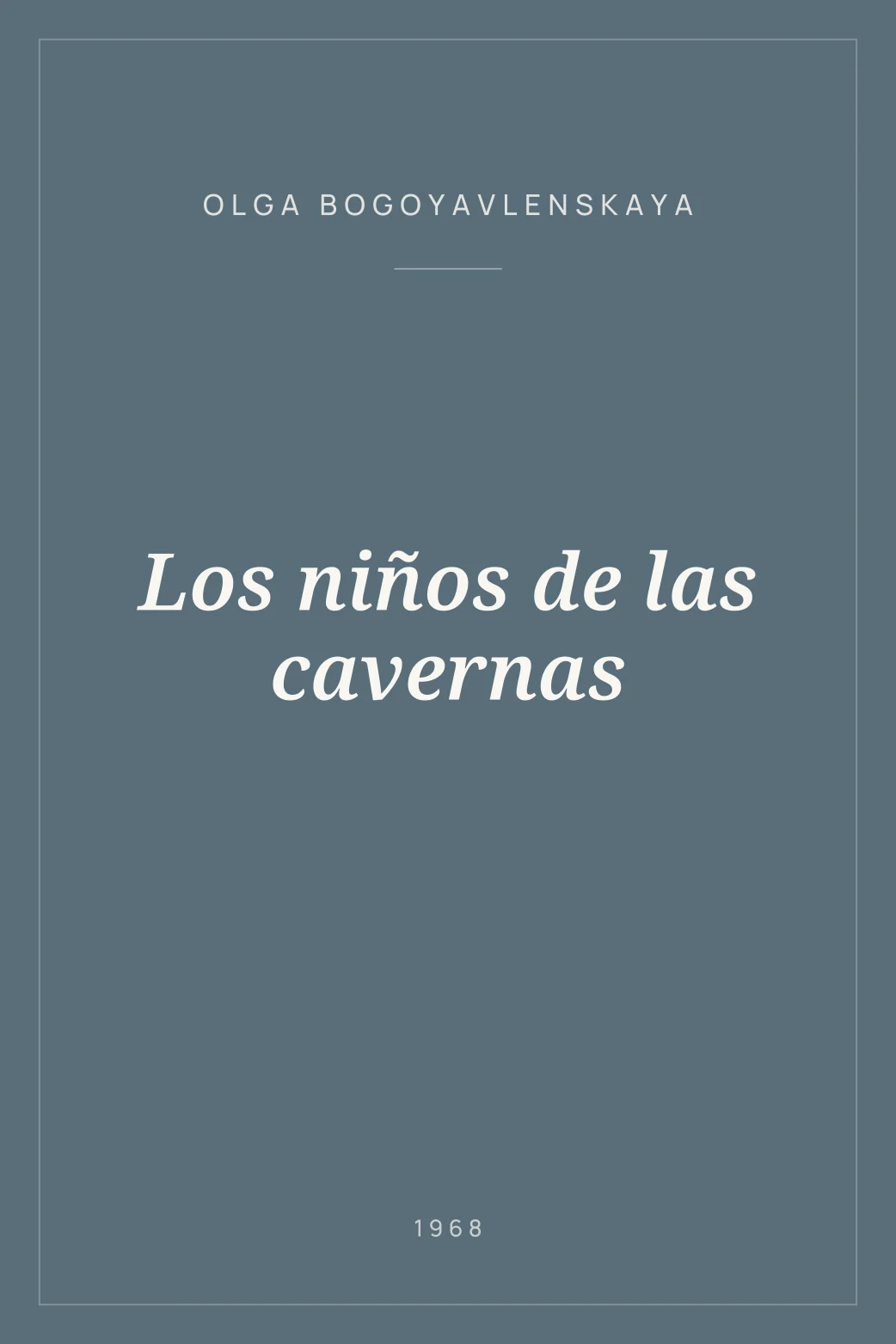 Portada de Los niños de las cavernas