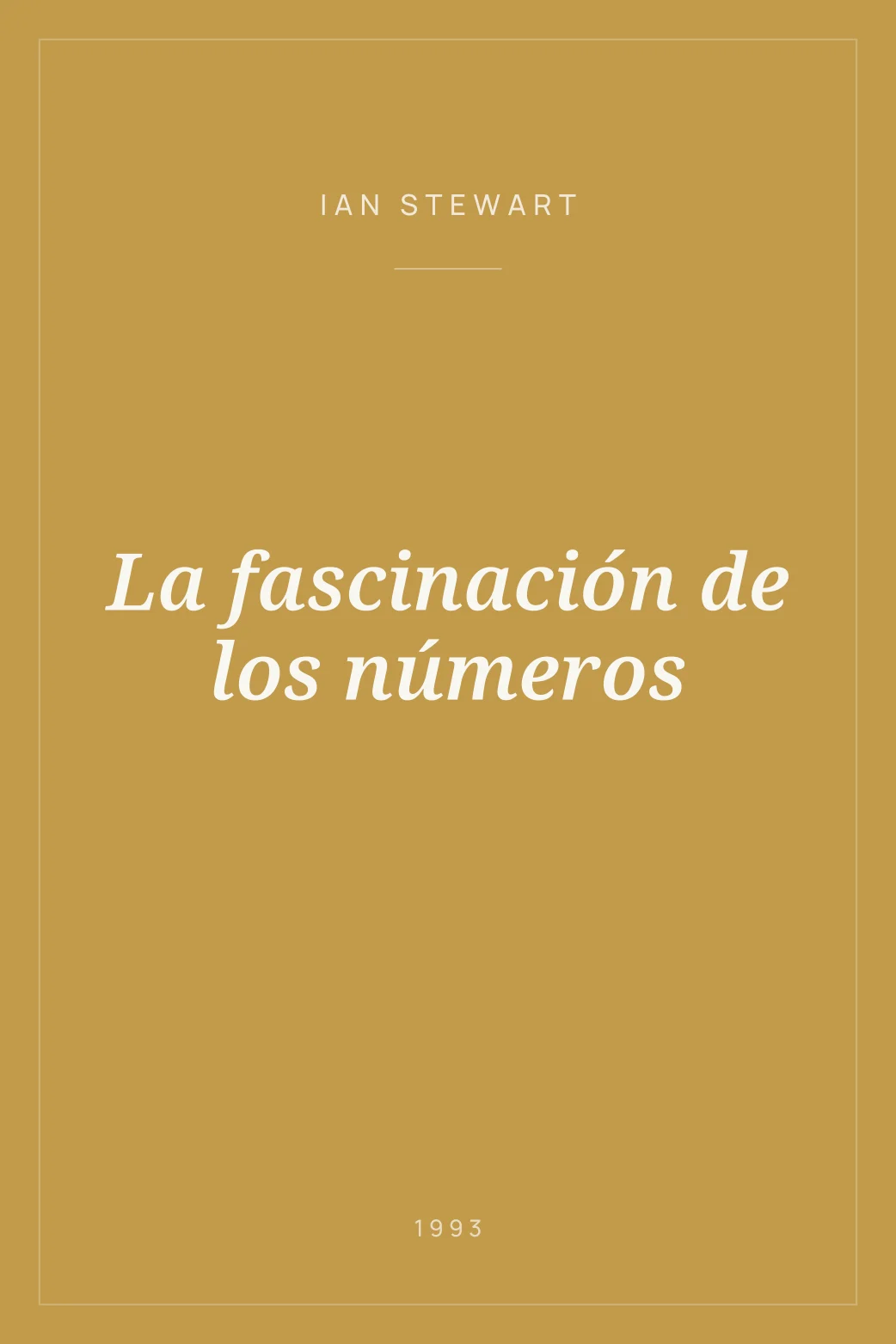 Portada de La fascinación de los números