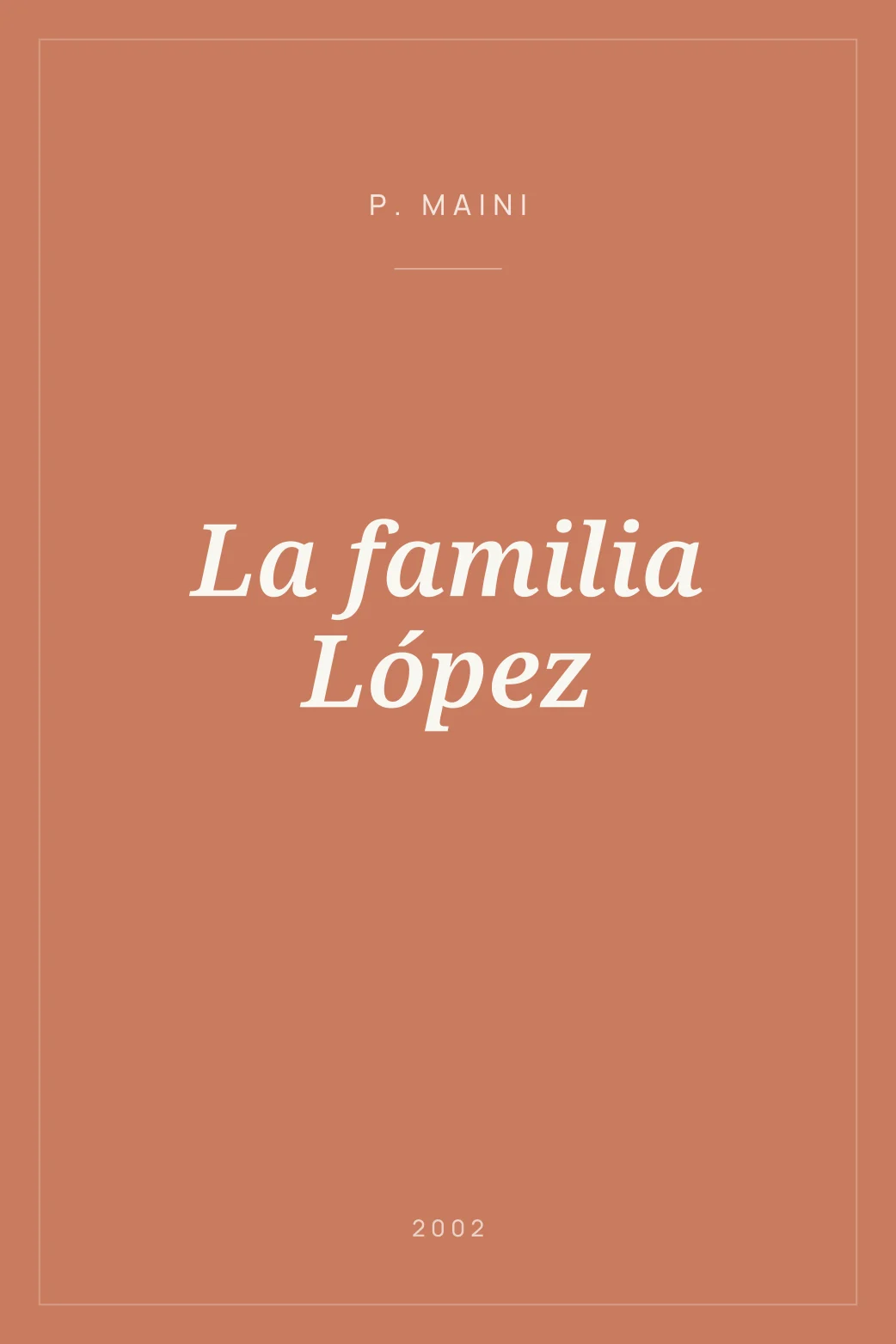 Portada de La familia López