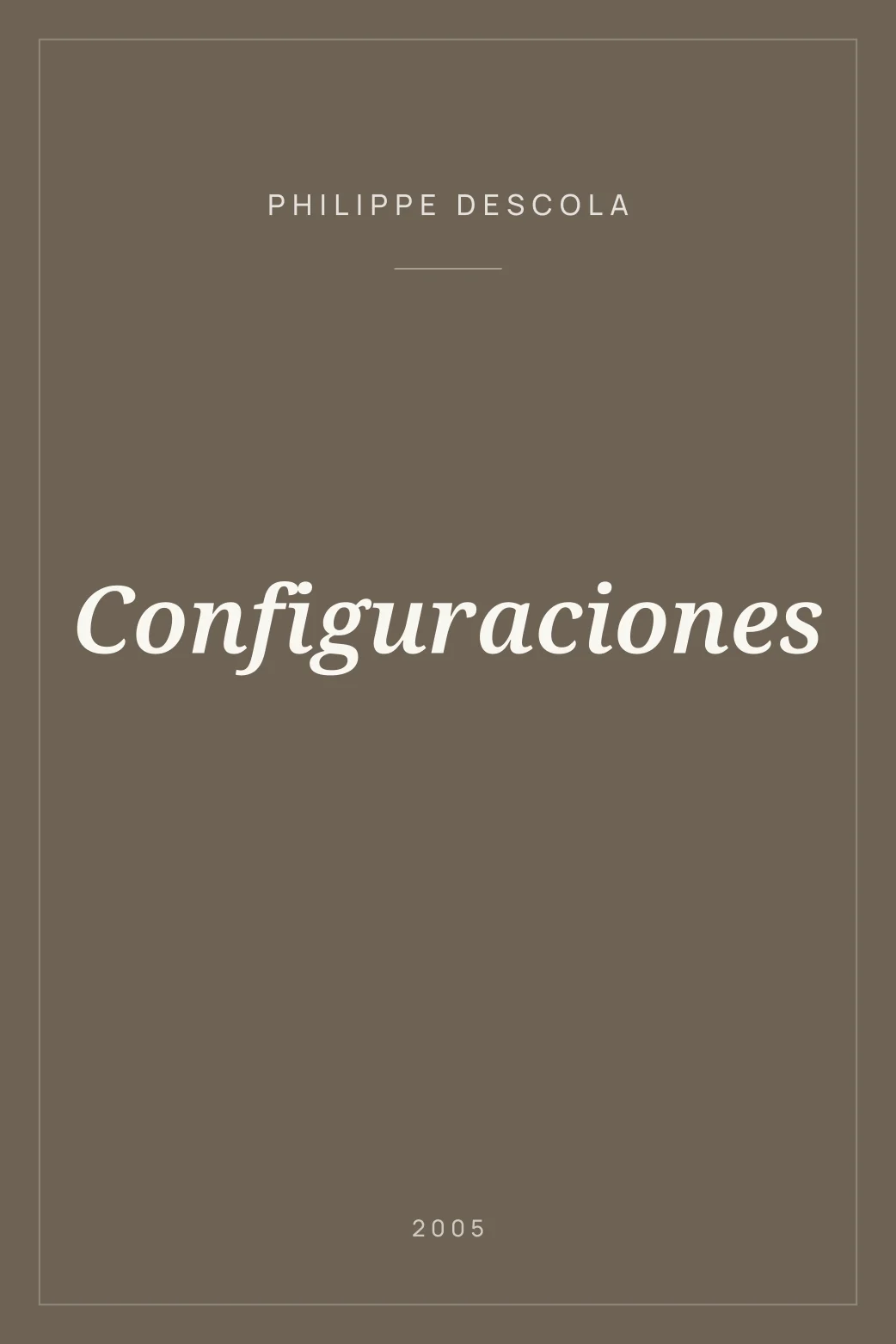 Portada de Configuraciones