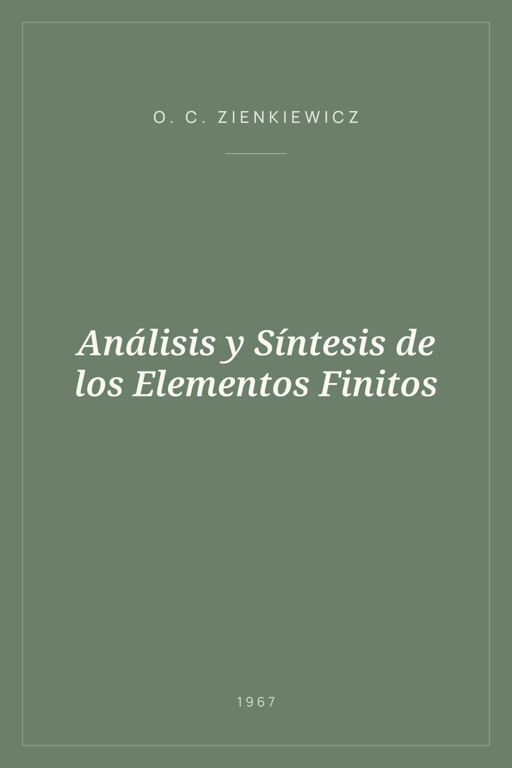 Portada de Análisis y Síntesis de los Elementos Finitos