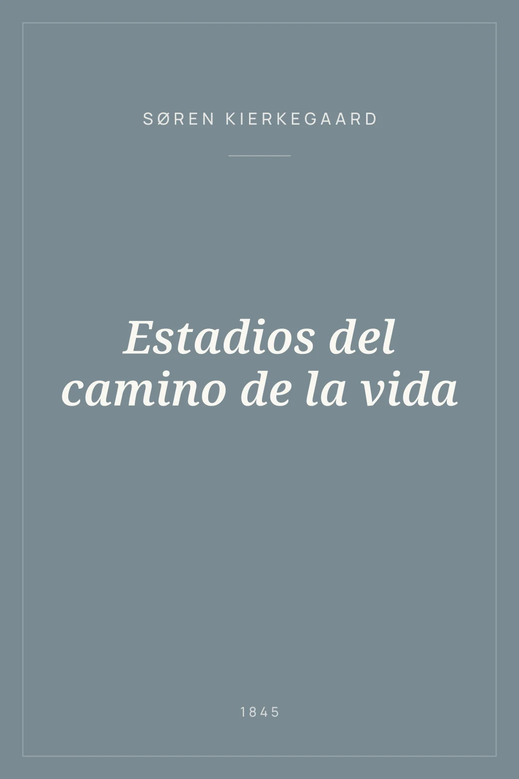 Portada de Estadios del camino de la vida