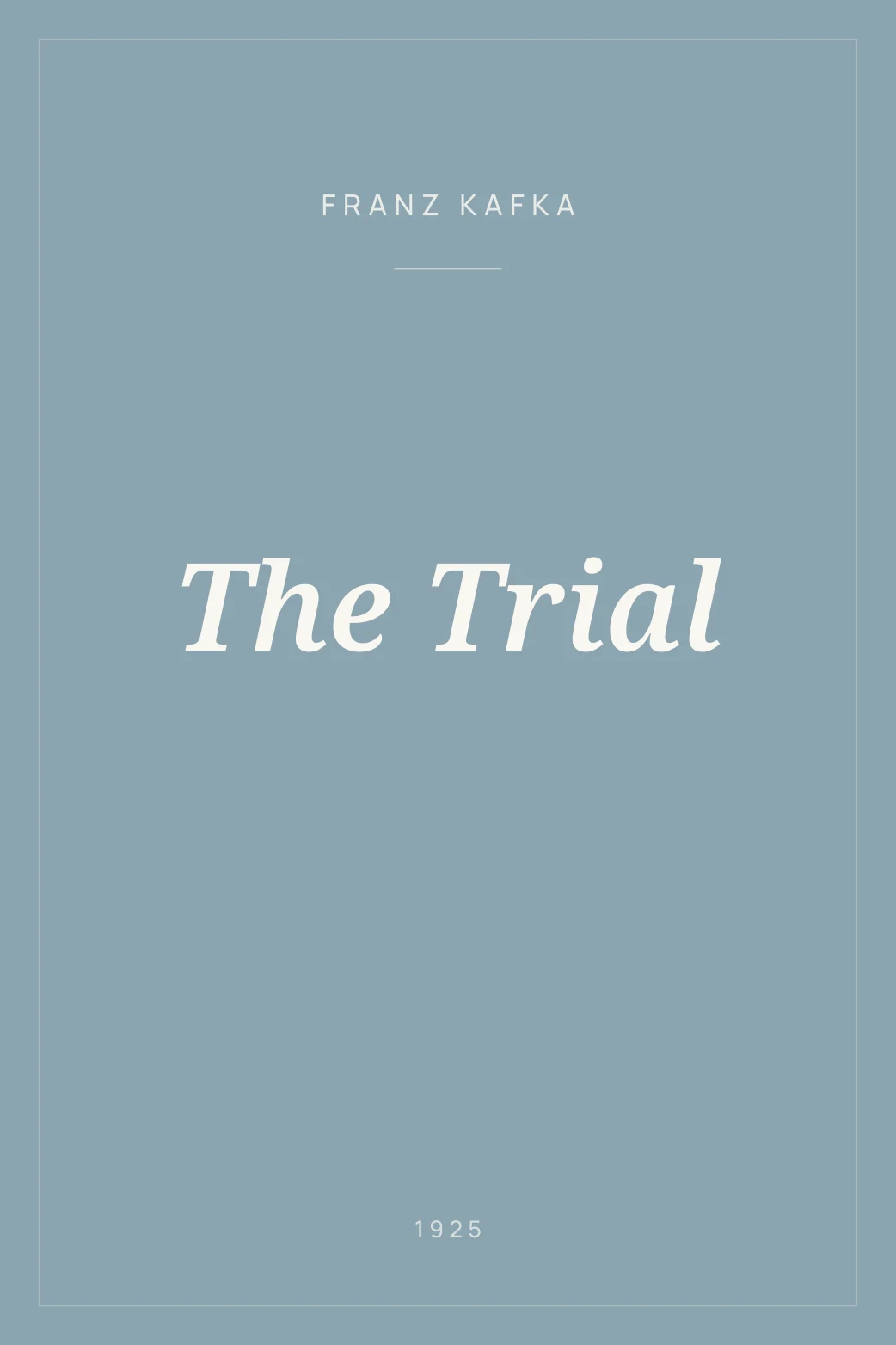 Portada de The Trial