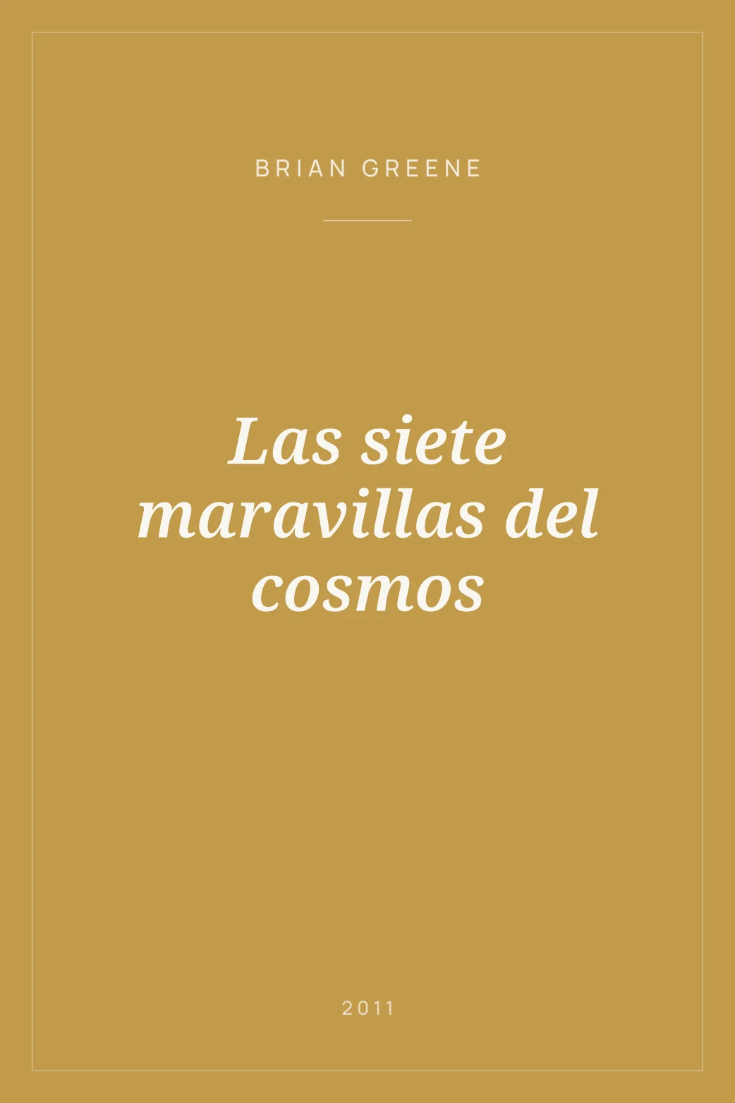 Portada de Las siete maravillas del cosmos