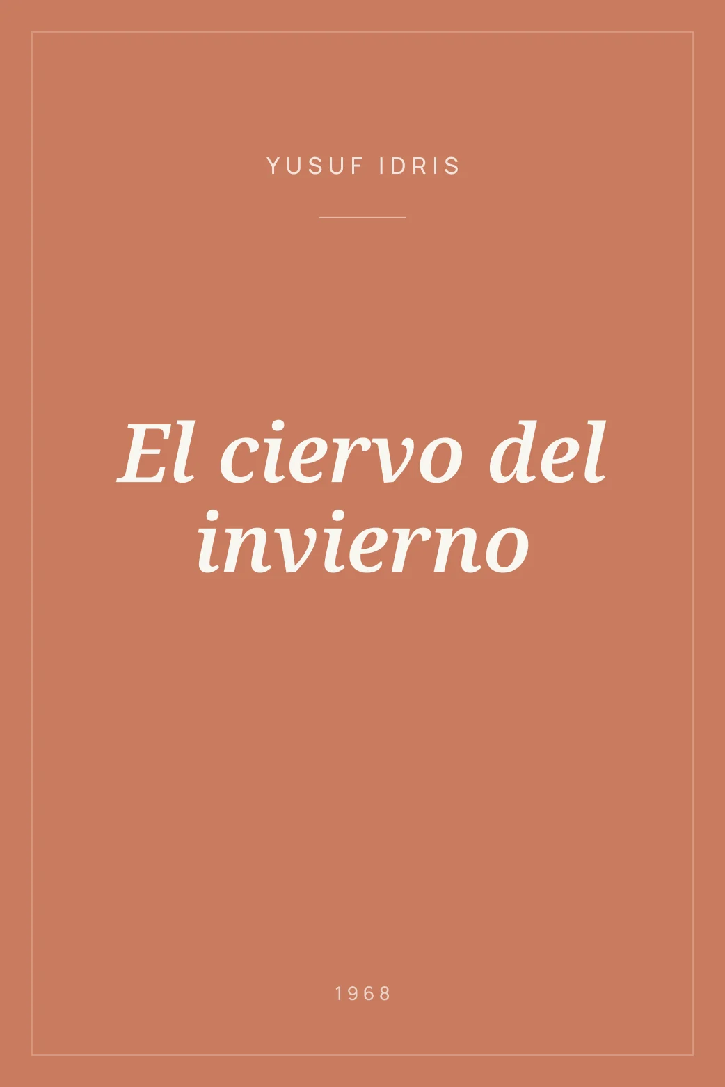 Portada de El ciervo del invierno