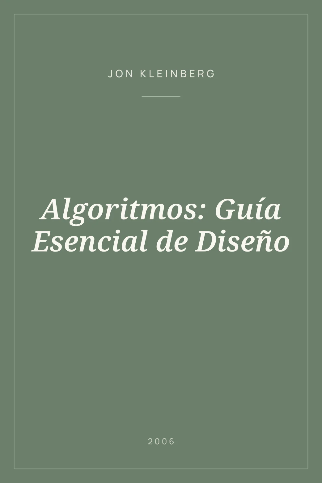 Portada de Algoritmos: Guía Esencial de Diseño