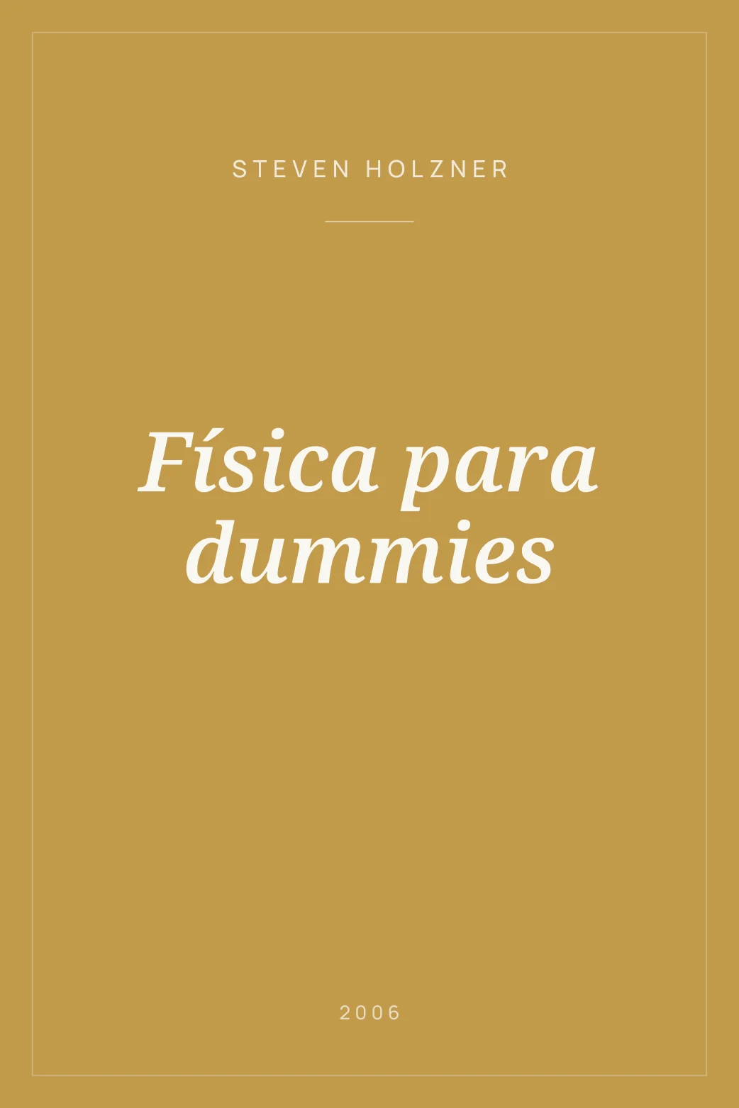 Portada de Física para dummies
