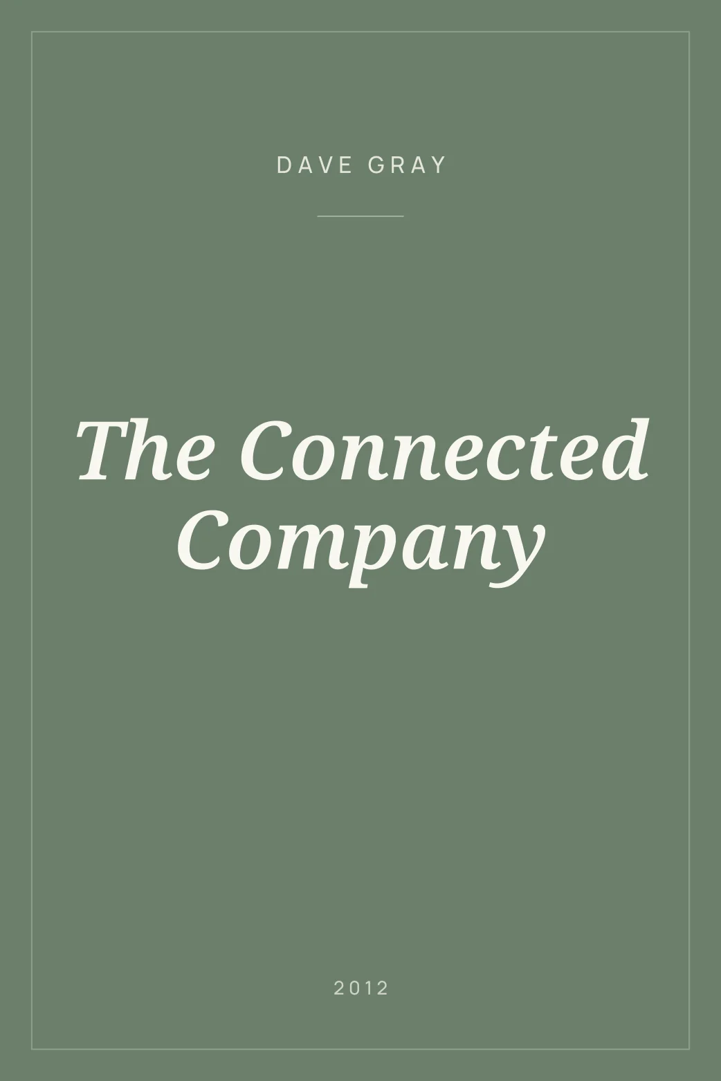 Portada de The Connected Company