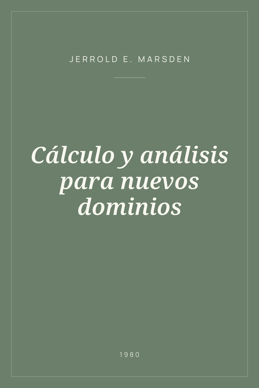 Portada de Cálculo y análisis para nuevos dominios