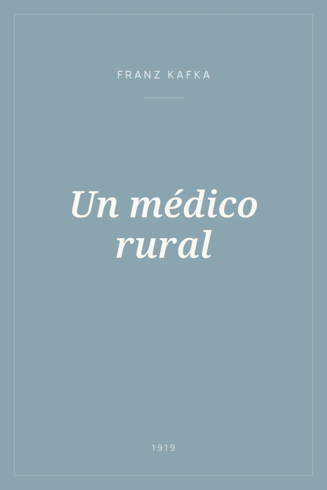 Portada de Un médico rural