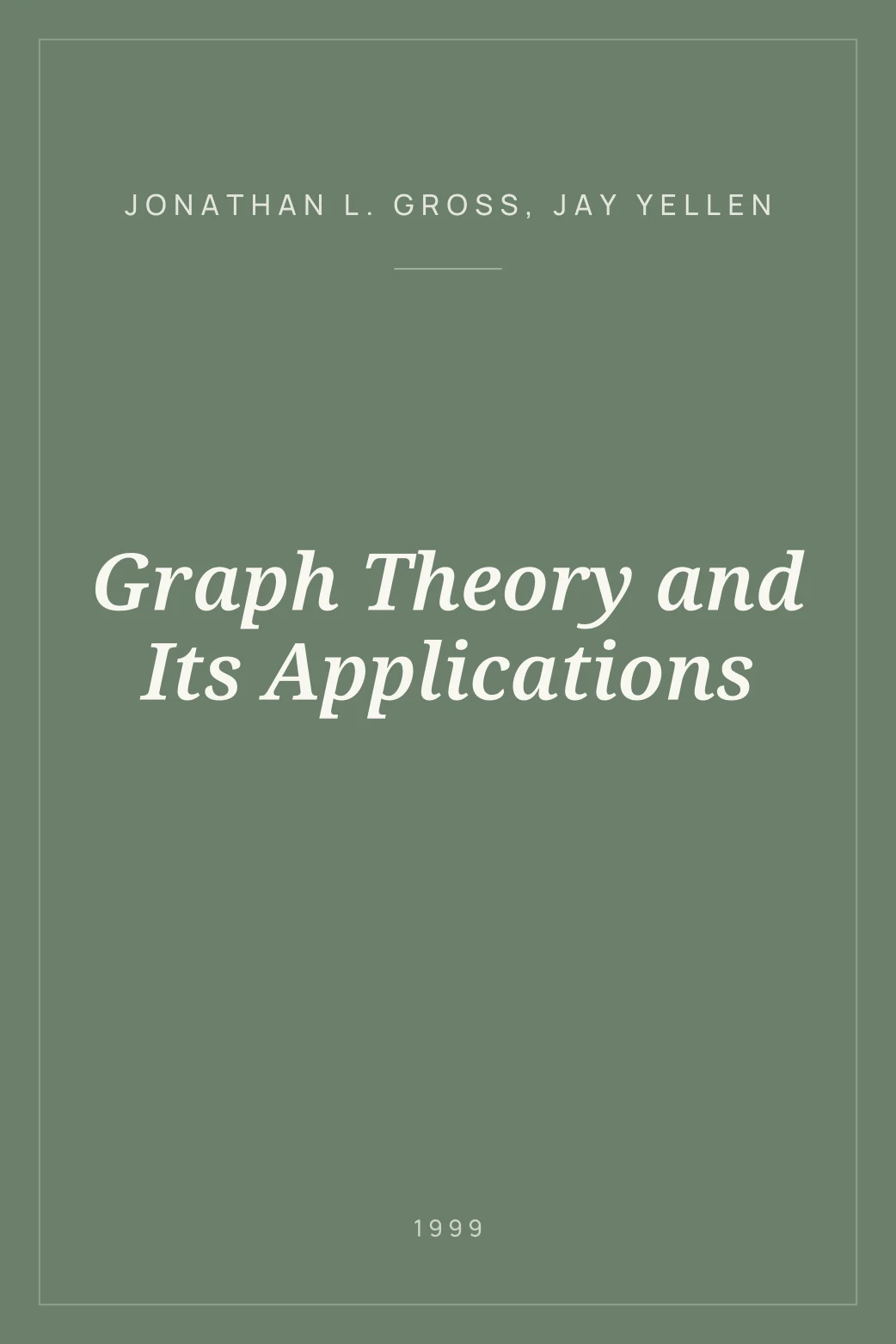 Portada de Graph Theory and Its Applications