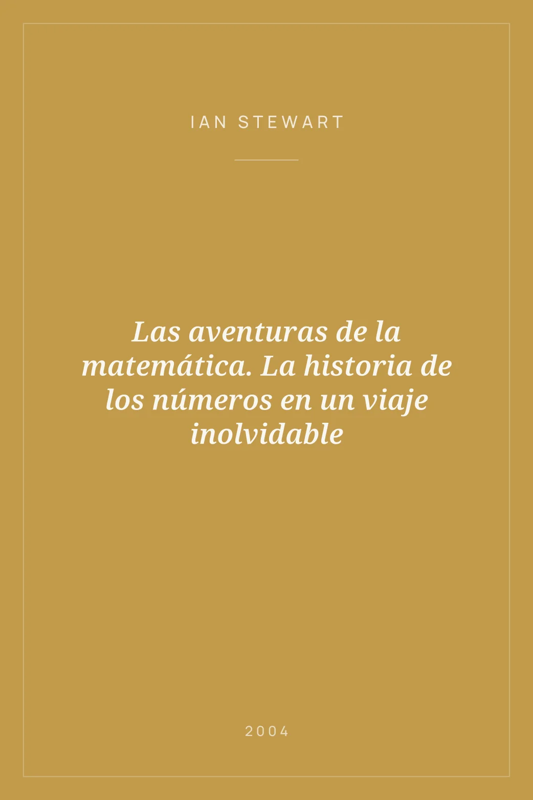 Portada de Las aventuras de la matemática. La historia de los números en un viaje inolvidable