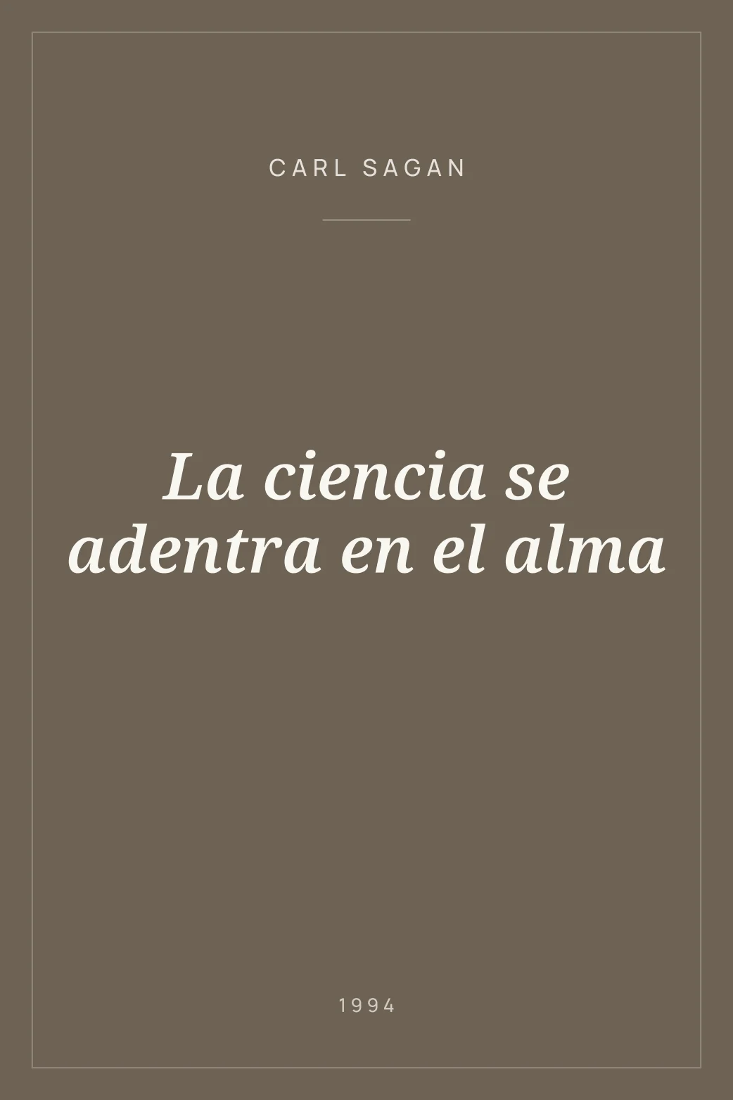 Portada de La ciencia se adentra en el alma