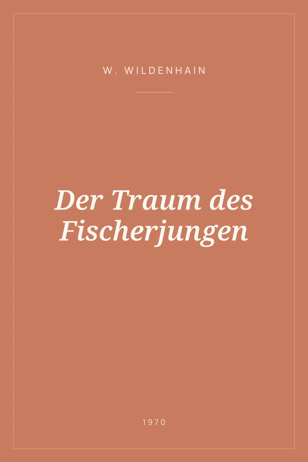 Portada de Der Traum des Fischerjungen