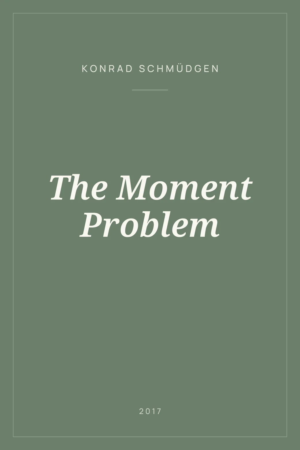 Portada de The Moment Problem
