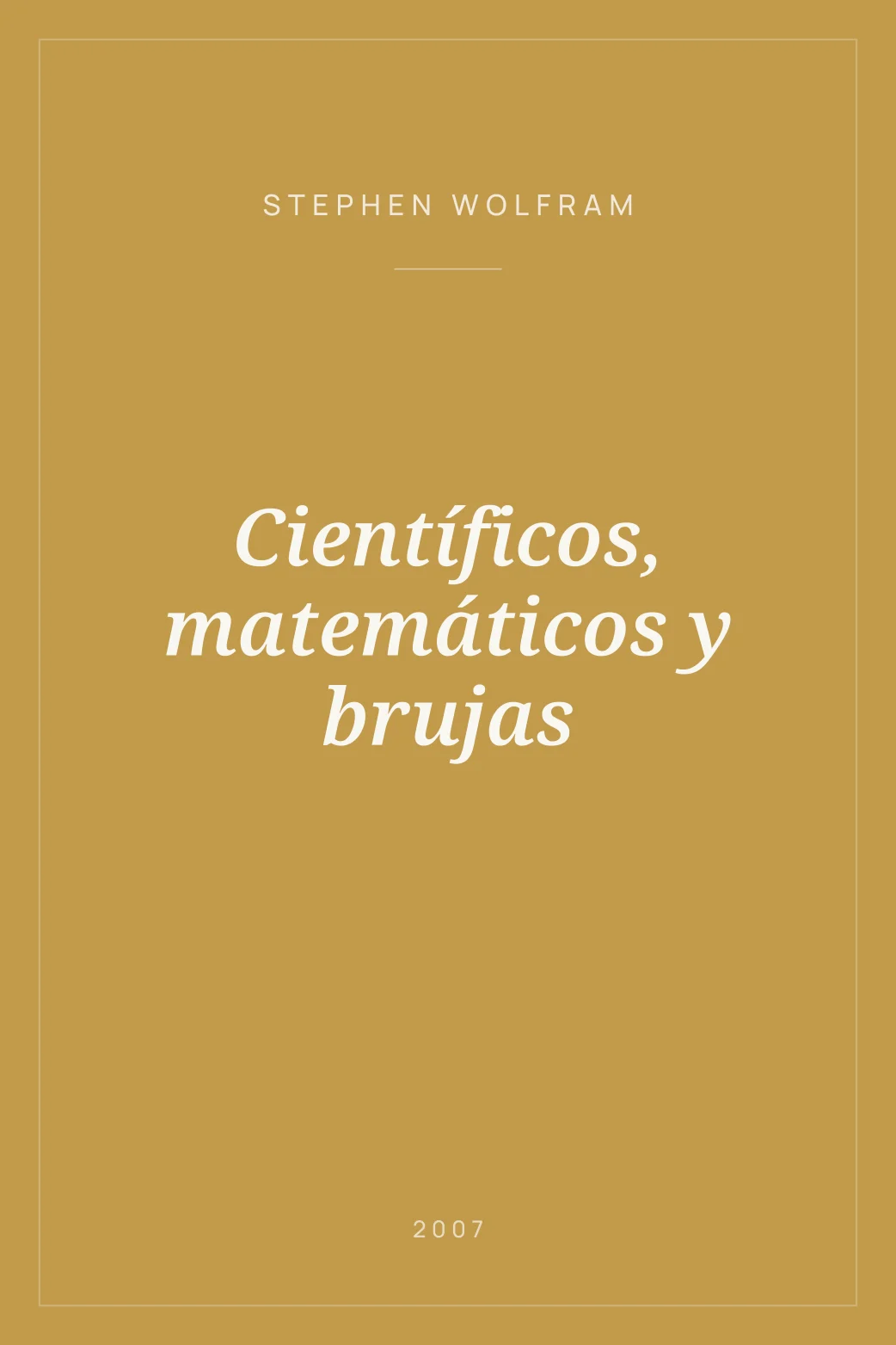 Portada de Científicos, matemáticos y brujas