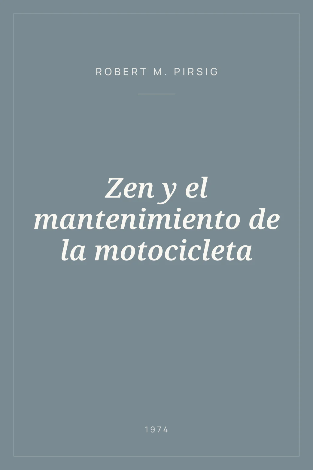 Portada de Zen y el mantenimiento de la motocicleta