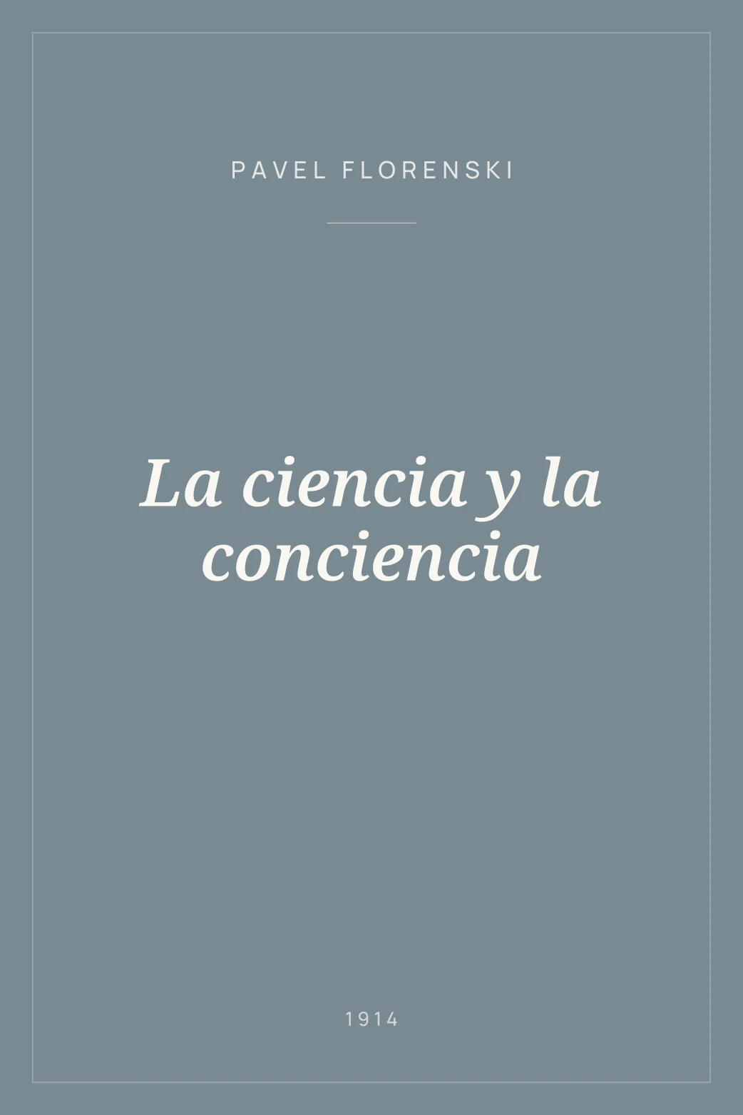 Portada de La ciencia y la conciencia
