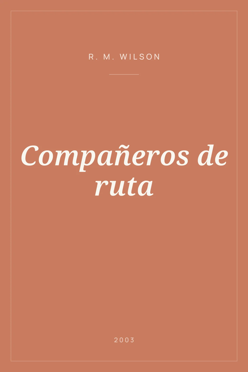 Portada de Compañeros de ruta