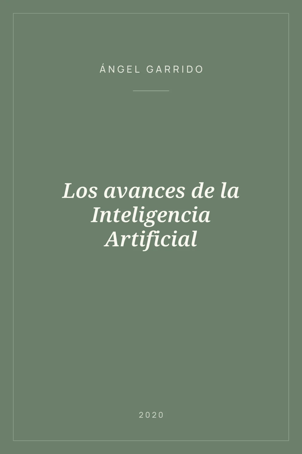 Portada de Los avances de la Inteligencia Artificial