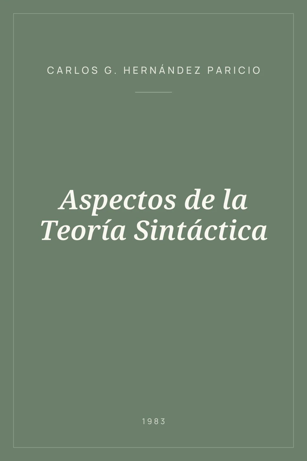 Portada de Aspectos de la Teoría Sintáctica