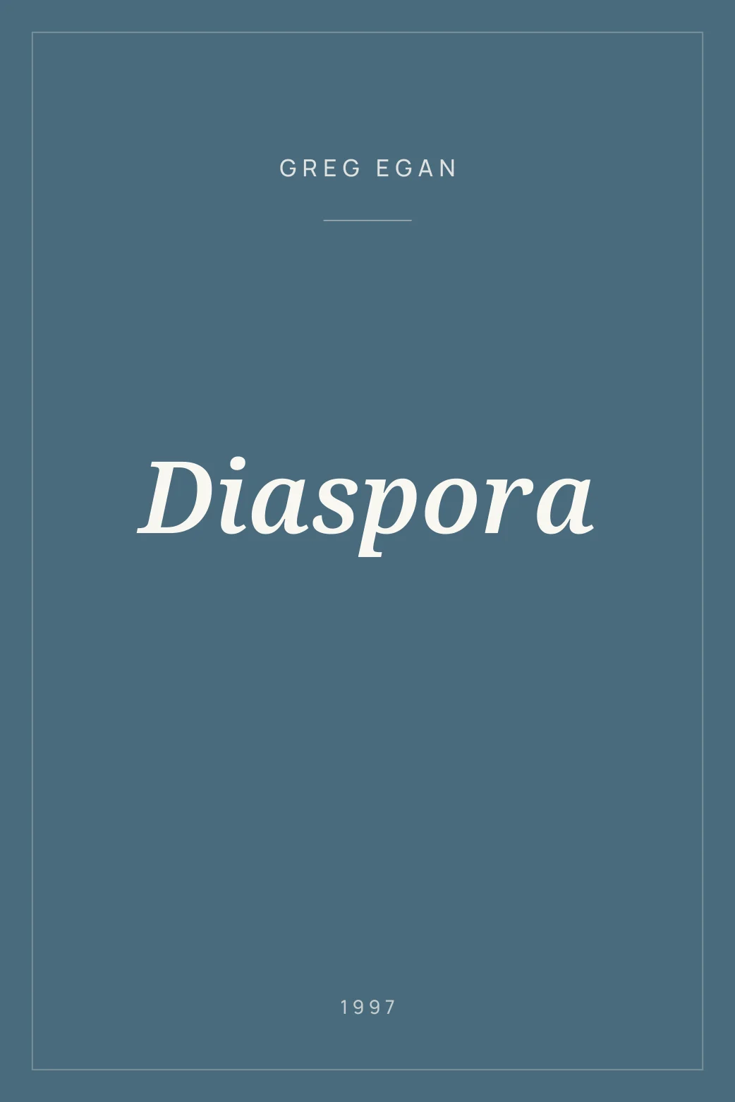 Portada de Diaspora