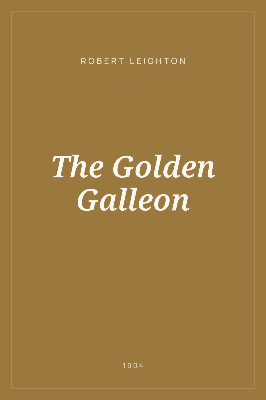 Portada de The Golden Galleon