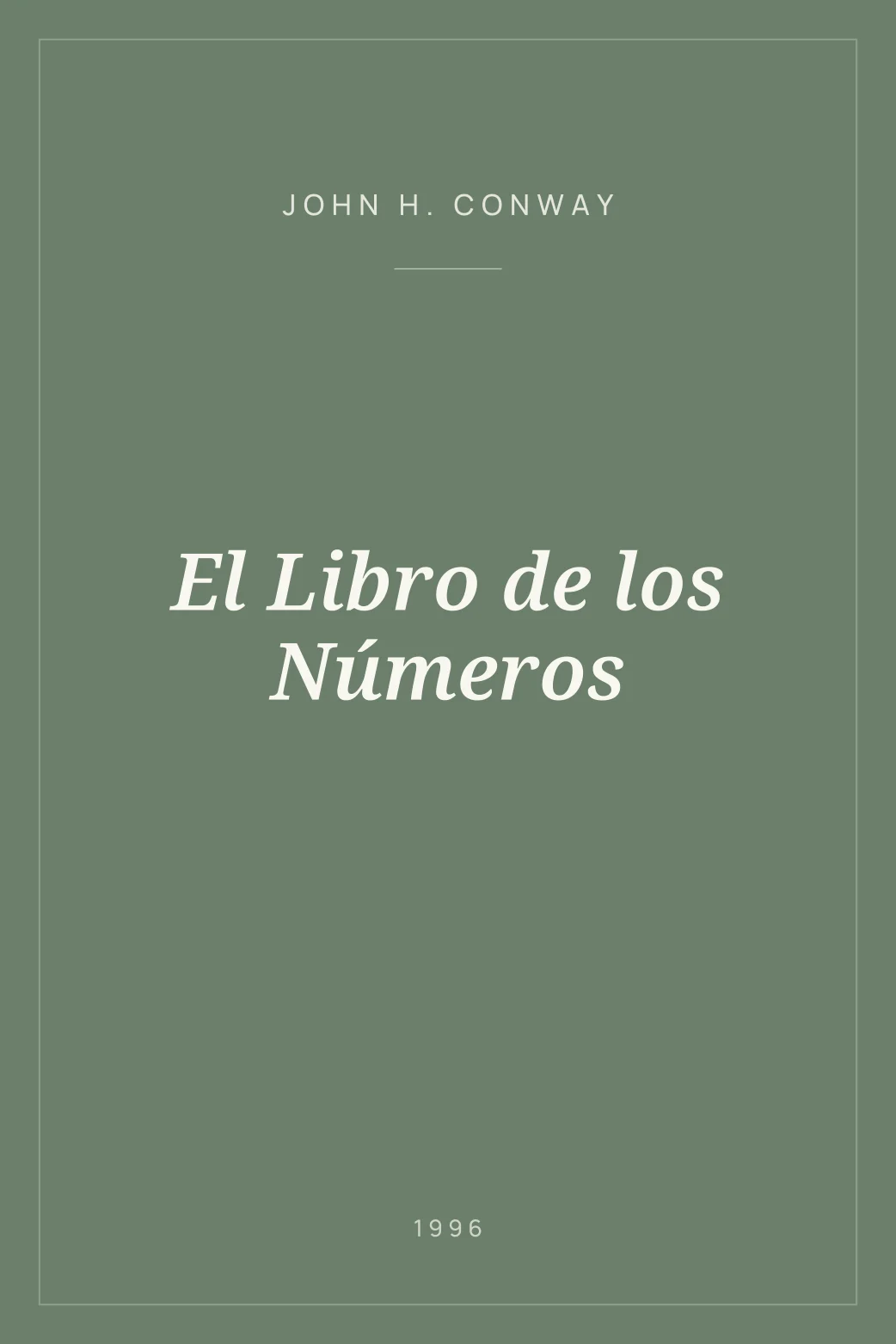 Portada de El Libro de los Números