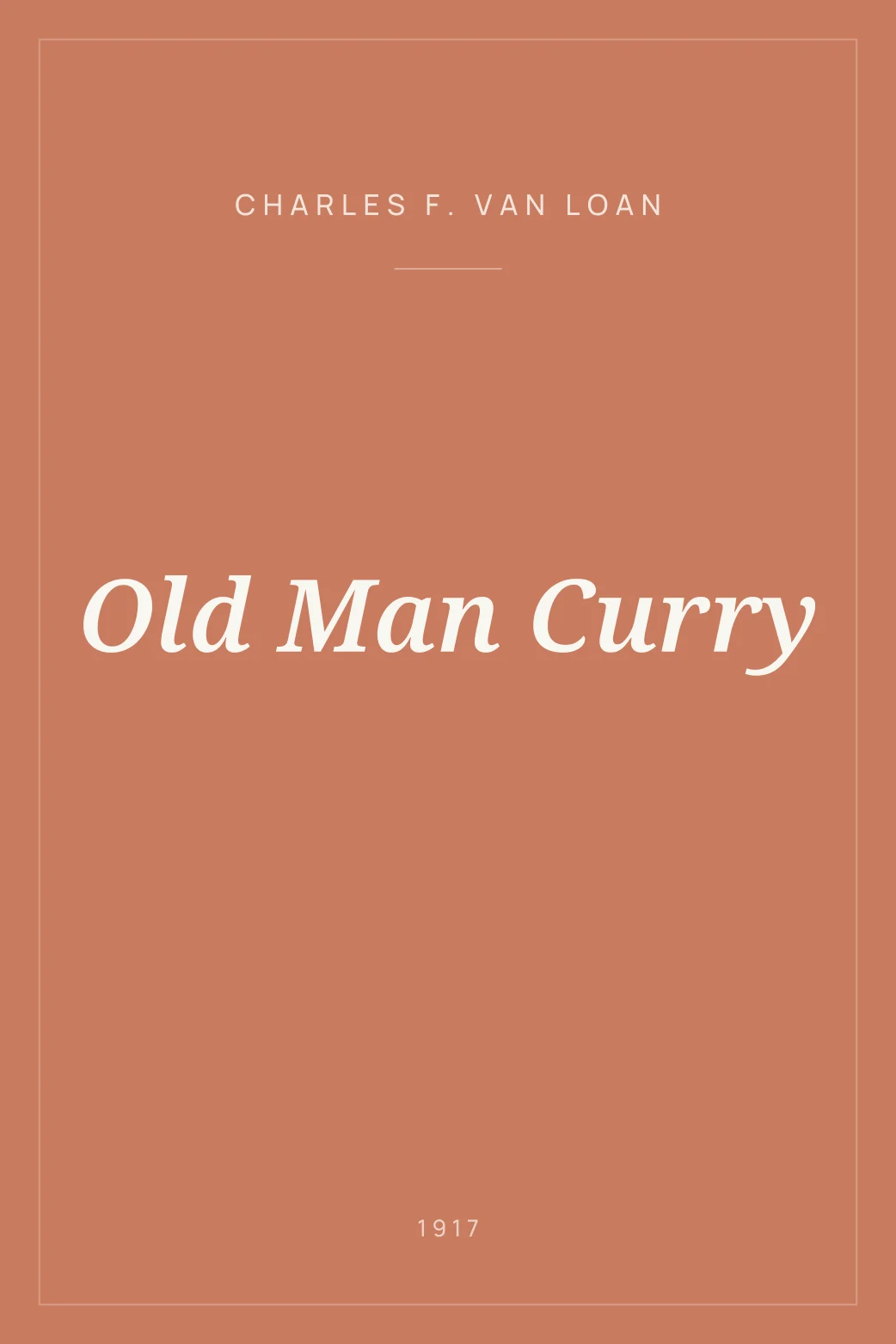Portada de Old Man Curry
