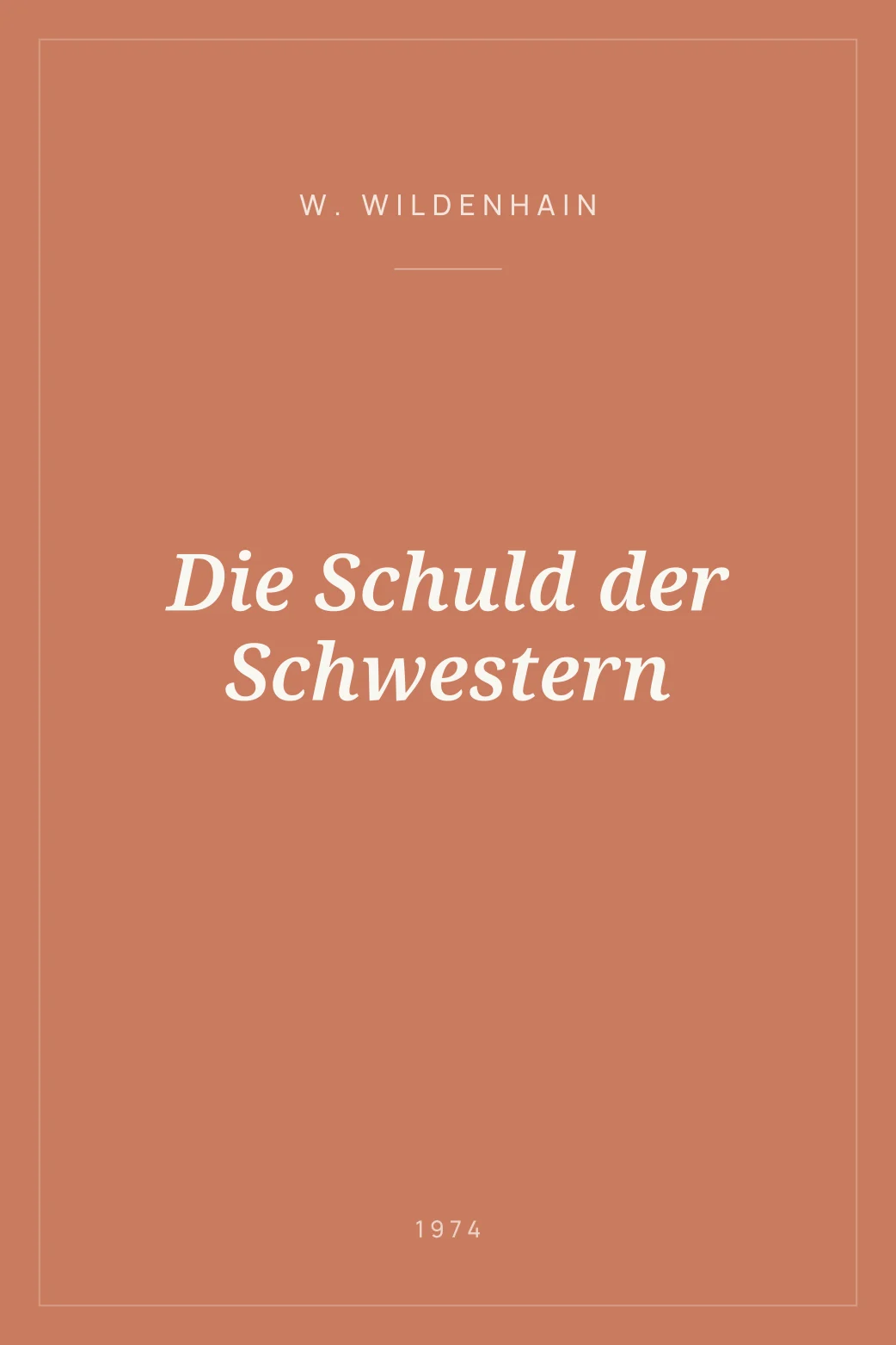 Portada de Die Schuld der Schwestern