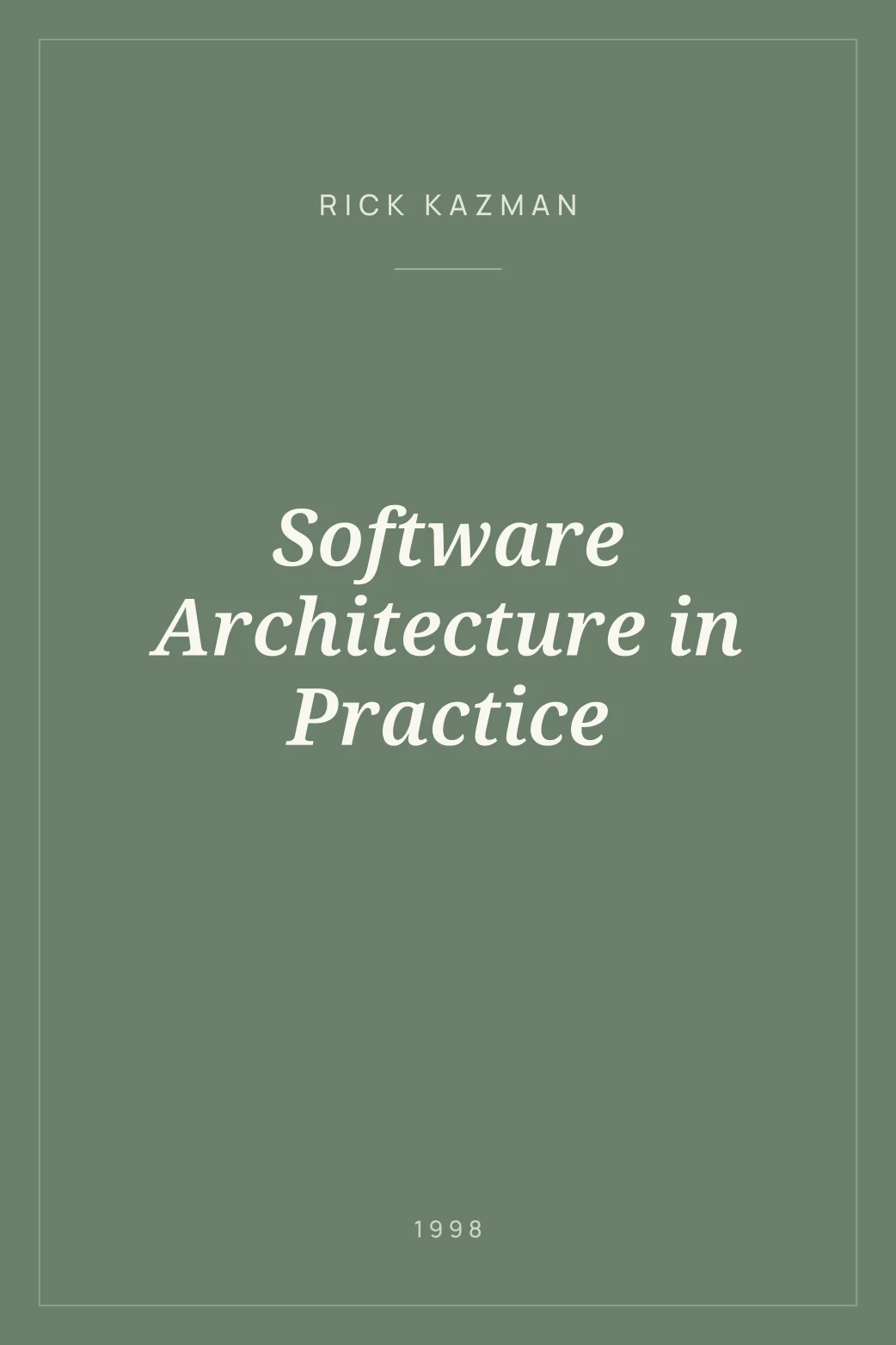 Portada de Software Architecture in Practice