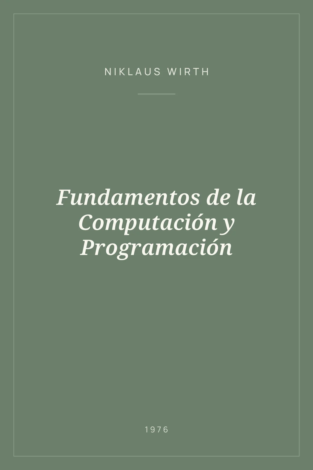 Portada de Fundamentos de la Computación y Programación