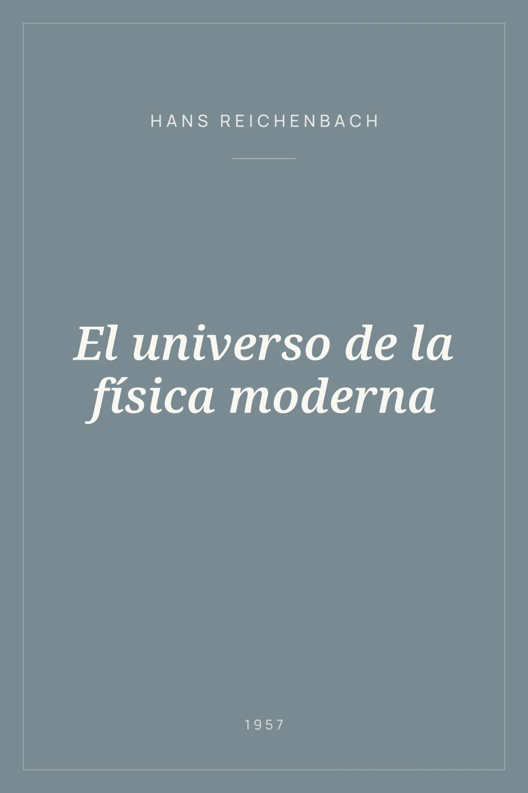 Portada de El universo de la física moderna