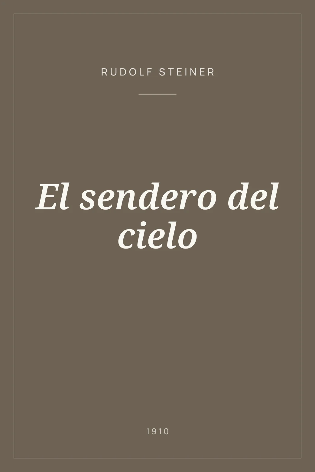 Portada de El sendero del cielo