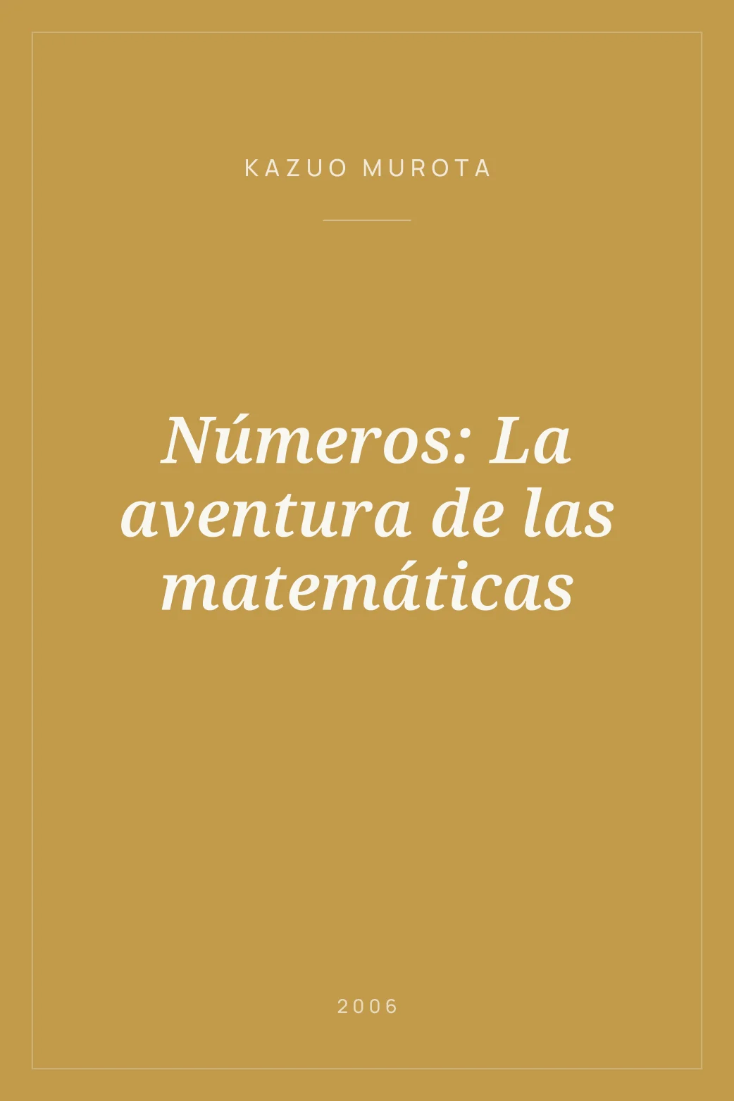 Portada de Números: La aventura de las matemáticas