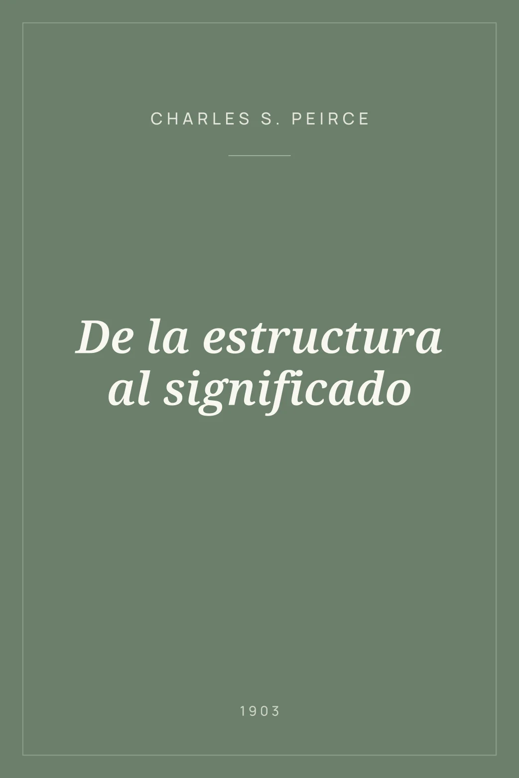 Portada de De la estructura al significado