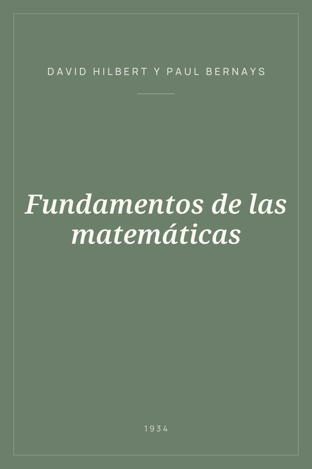 Portada de Fundamentos de las matemáticas