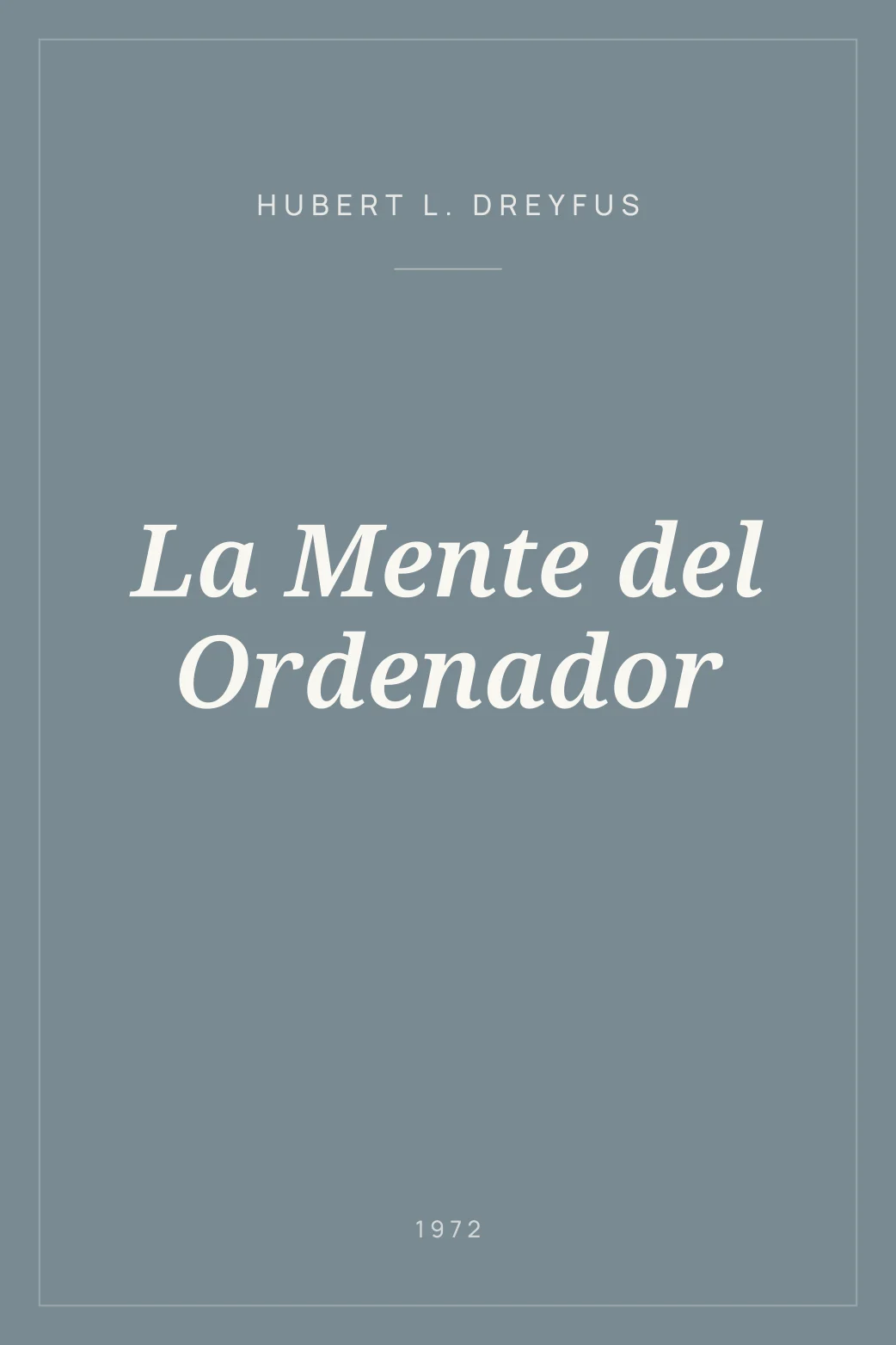 Portada de La Mente del Ordenador