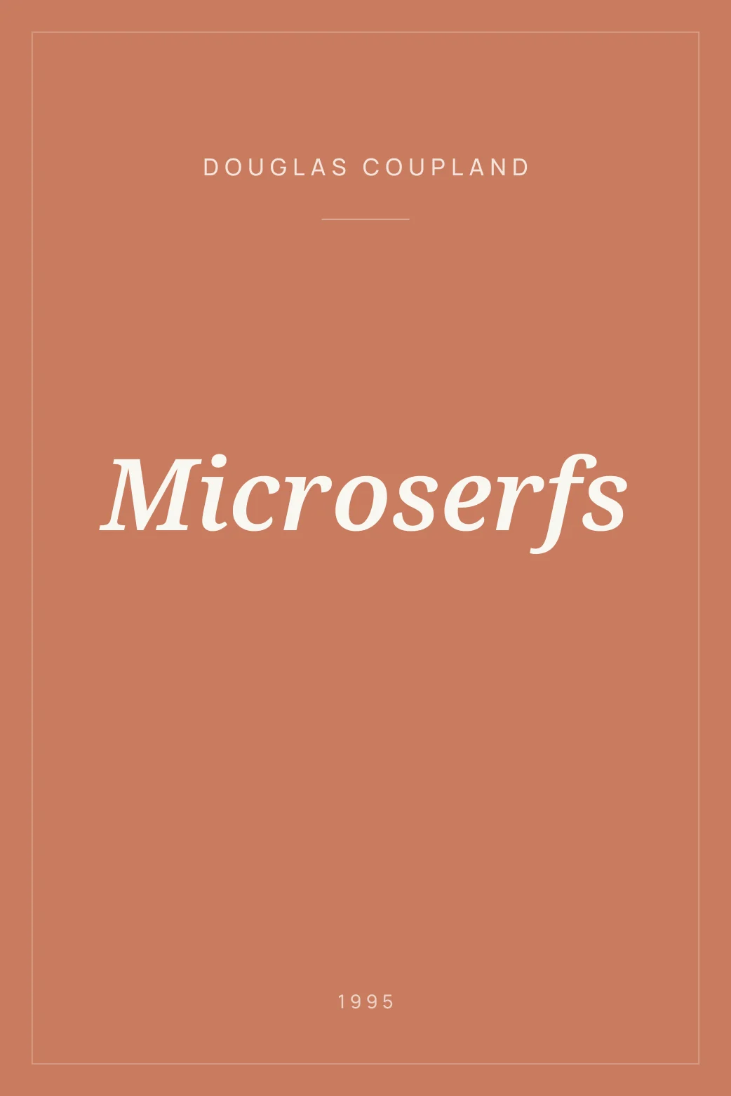 Portada de Microserfs