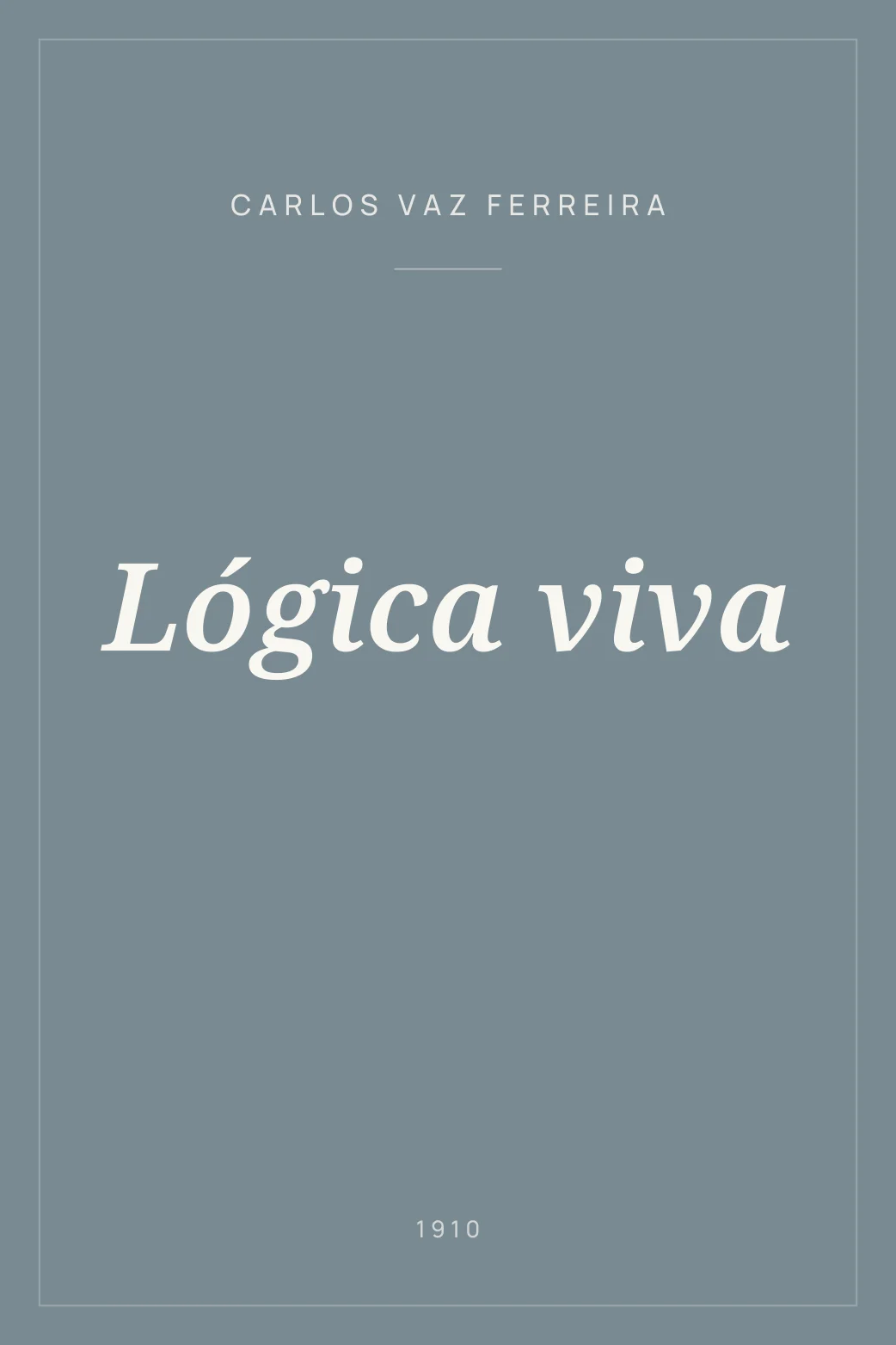 Portada de Lógica viva