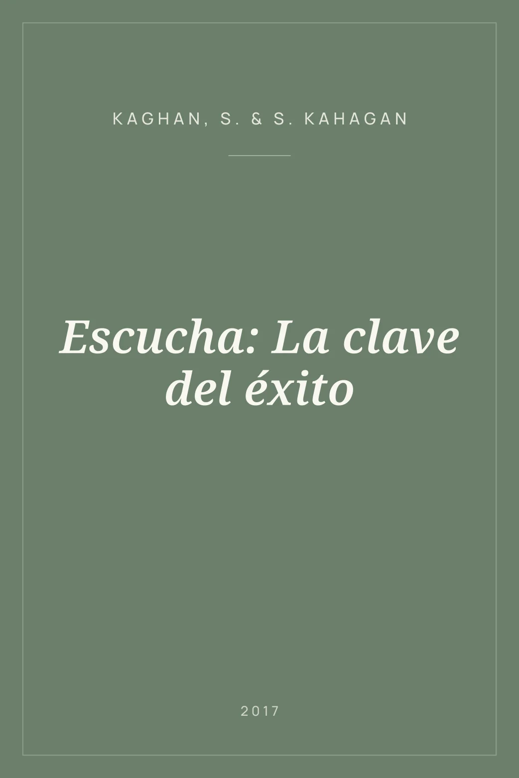 Portada de Escucha: La clave del éxito