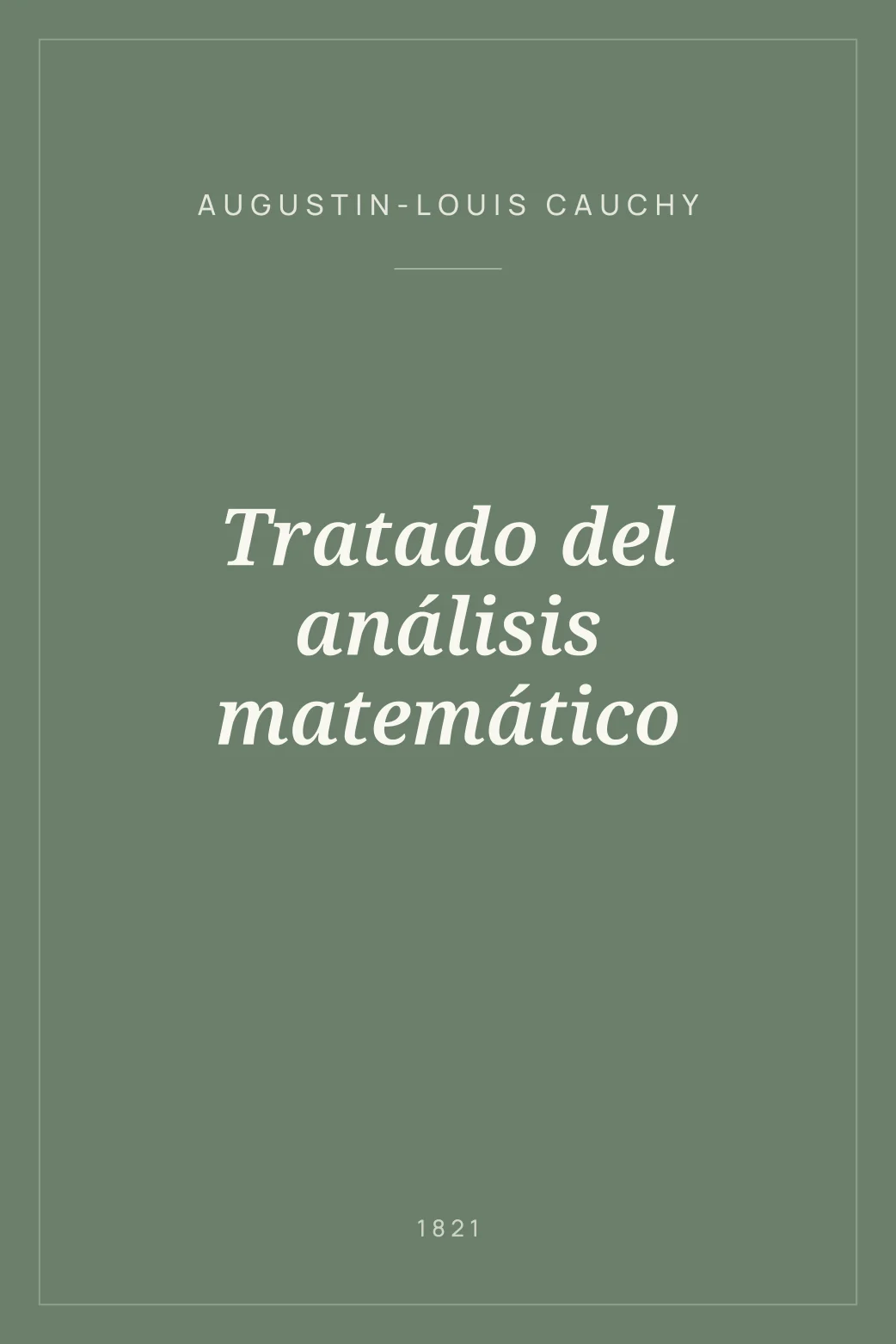 Portada de Tratado del análisis matemático